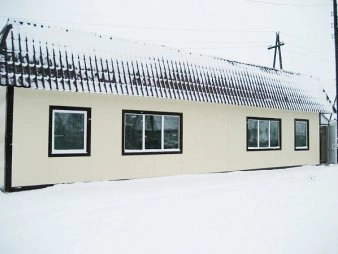 Продуктовый магазин из сэндвич-панелей