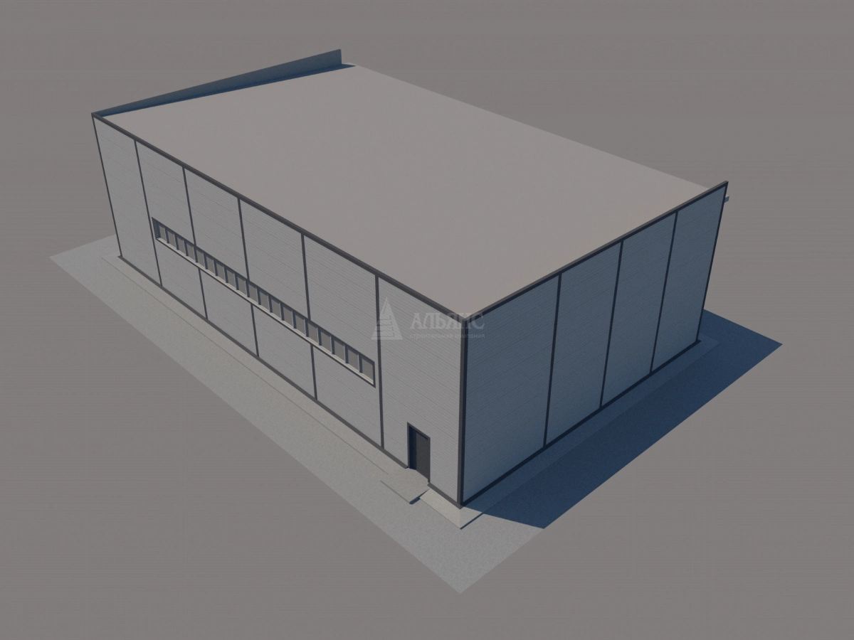 3D визуализация СТО из сэндвич-панелей - фото 14