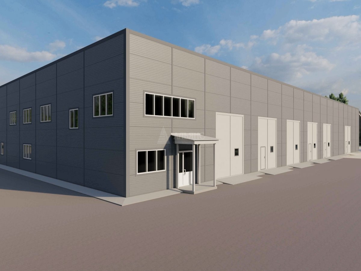 3D визуализация СТО из сэндвич-панелей - фото 1